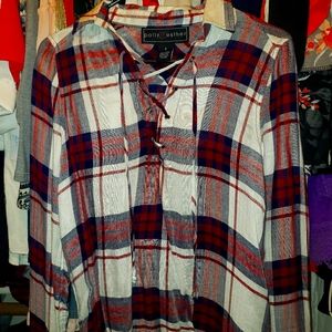Flannel blouse